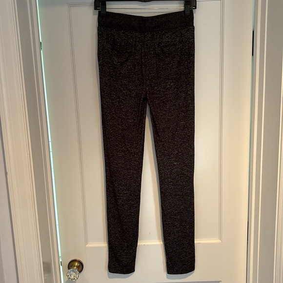Super soft J Crew Factory Marled Sweatpant in Signature Cozy Yarn in black - Picture 4 of 14